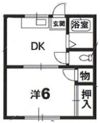 辻ハイツの間取り画像