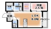 リアコート門真本町の間取り画像