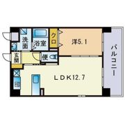 Aqualia千早の間取り画像