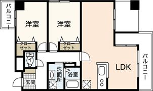 セジュールHARAの間取り画像