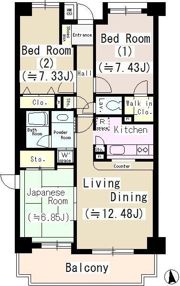 セレサ陽栄葛西の間取り画像