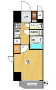 W-STYLE大阪駅前の間取り画像