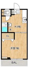 宮崎コーポの間取り画像
