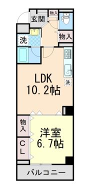 ルネ六甲八幡町の間取り画像