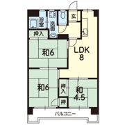 コンドミニアム九品寺の間取り画像