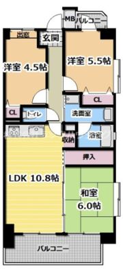 エルコート千林の間取り画像
