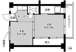 ビレッジハウス一宮2号棟の間取り画像