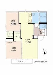 メゾンドフルール E棟の間取り画像