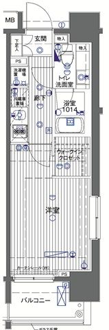 ル・リオン豊洲ウォーターフロントの間取り画像