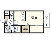 シャインライズ江波の間取り画像