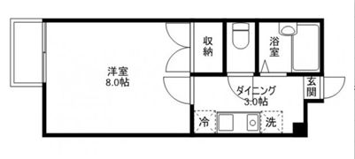 肥州フラッツの間取り画像