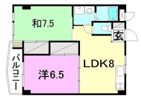 ビージョイマンション5号館の間取り画像