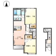 プランドール Aの間取り画像