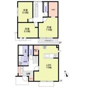杉並区高井戸西2丁目貸家の間取り画像