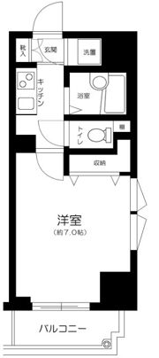菱和パレス笹塚の間取り画像