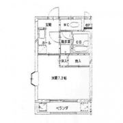 サンライズ五日市の間取り画像
