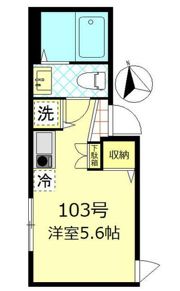 FERIO千住大橋駅前の間取り画像