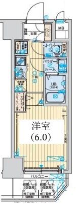 アドバンス神戸ラシュレの間取り画像