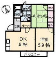 フレグランス中山台 B棟の間取り画像