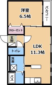 ノイ オウミの間取り画像