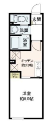 エスメラルダ日暮里の間取り画像