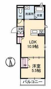 サンケープの間取り画像