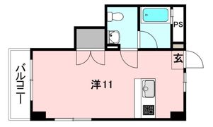 チフネマンションNo5の間取り画像
