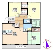 グリーンコスミオンの間取り画像