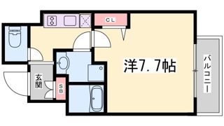 プレサンス神戸元町ベルシオンの間取り画像