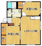 グレイス頓野Bの間取り画像