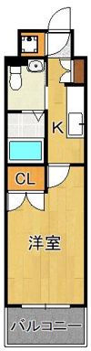 No.65 クロッシングタワーORIENT BLD.の間取り画像
