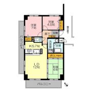 サーパス錦町の間取り画像