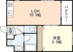 メープルリーフコートの間取り画像