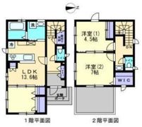西石井戸建て 梅木邸の間取り画像