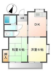 コーポ内田の間取り画像