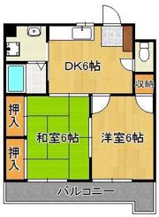 コーポあけだの間取り画像