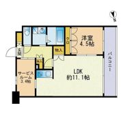 エスティメゾン博多東の間取り画像