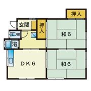 石友荘の間取り画像