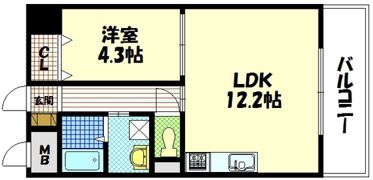 ローズ健正の間取り画像