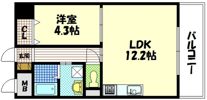 ローズ健正の間取り画像