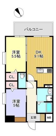 Prime尾ノ上の間取り画像
