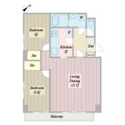 サクシード上池台の間取り画像