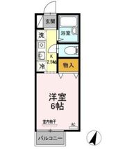 ドルフ北烏山 Dの間取り画像