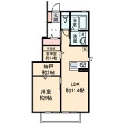 ソレイユみどりのの間取り画像