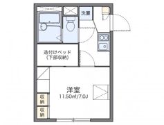 レオパレスラポールの間取り画像