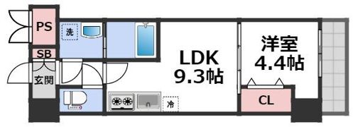 グランパシフィック北巽の間取り画像