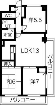 ヒルトップ井上の間取り画像