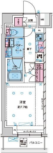 GENOVIA西新井の間取り画像