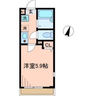 KAツルミの間取り画像