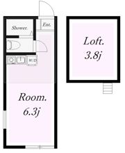 ユナイト鶴見ラベンダーの間取り画像